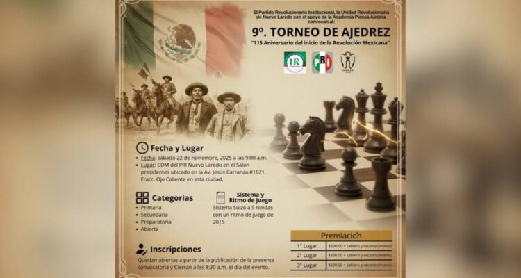 torneo de ajedrez pri nuevo laredo