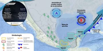 ¿Bajas temperaturas y lluvias marcarán el inicio de semana en México? Así estará el clima MAÑANA