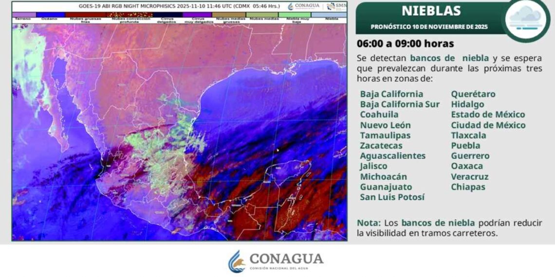 ¿Clima gélido y lluvias intensas se prevén en Tamaulipas este lunes?