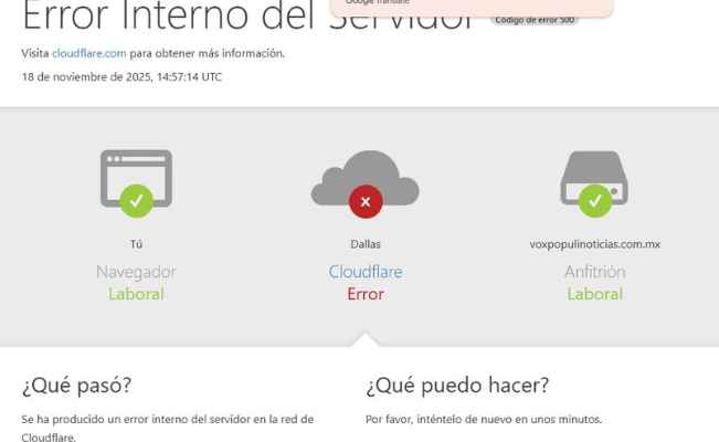¿Cuál fue la causa de la caída a nivel mundial de Cloudflare que afectó a millones de usuarios?