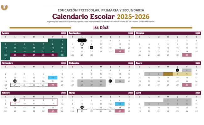 ¿Cuándo es el próximo descanso de 4 días para estudiantes en este mes de noviembre, según la SEP?
