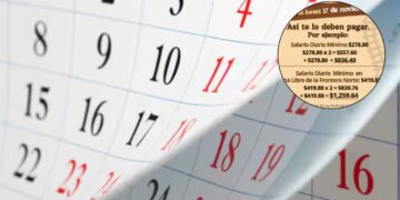 ¿Cuánto te deben pagar si te toca trabajar MAÑANA lunes 17 de noviembre?