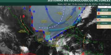 ¿Dónde habrá bajas temperaturas con lluvias debido al Frente frío 13?