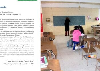 ¿En qué estados suspenderán las clases debido al Frente Frío No. 13?