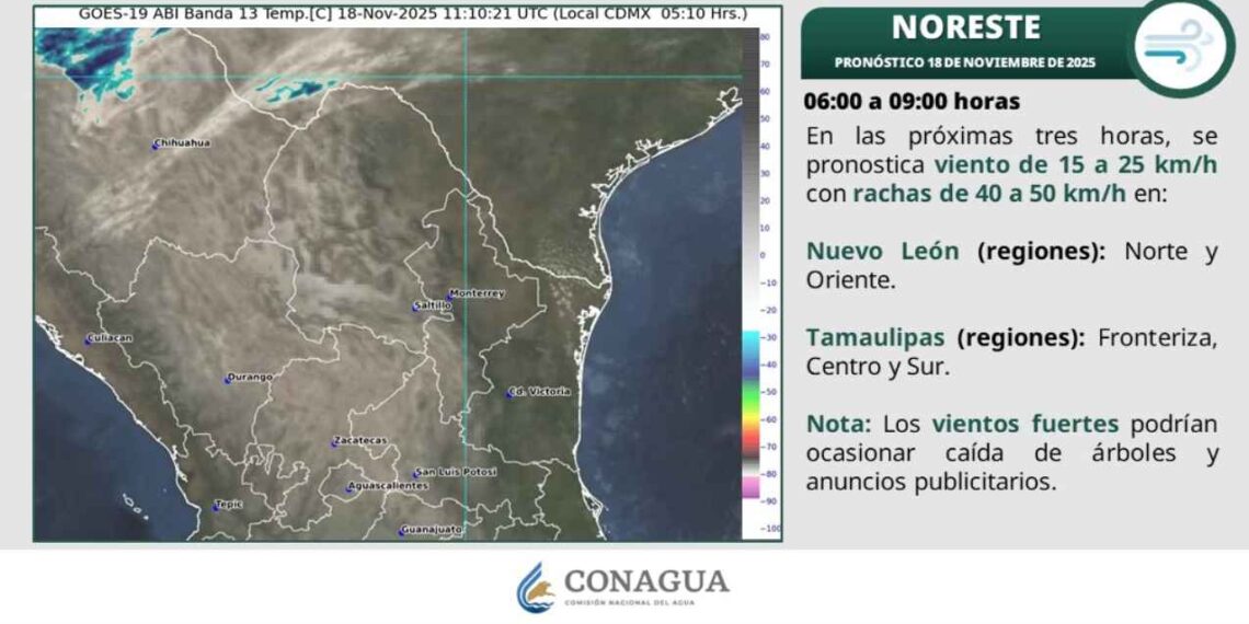 ¿Frente frío 15 traerá lluvias aisladas a Tamaulipas?
