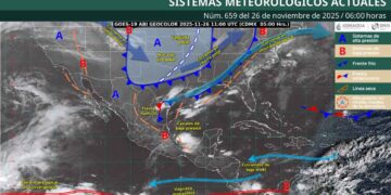 ¿Lluvias intensas y evento de Norte afectarán en México?