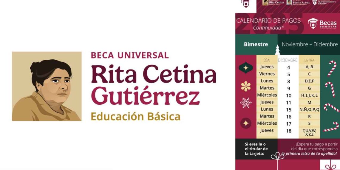 Inicia este 4 de diciembre la entrega de la Beca Rita Cetina 2025