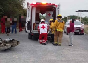 Accidente de moto deja un lesionado en Linares