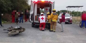 Accidente de moto deja un lesionado en Linares
