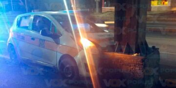Accidente de taxi en Tampico