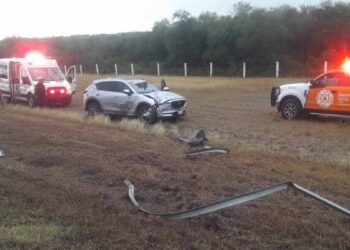 Accidente en Cadereyta con lesionado