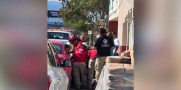 Accidente en avenida de Montemorelos