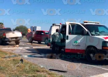 Accidente en la Victoria a Matamoros deja lesionados