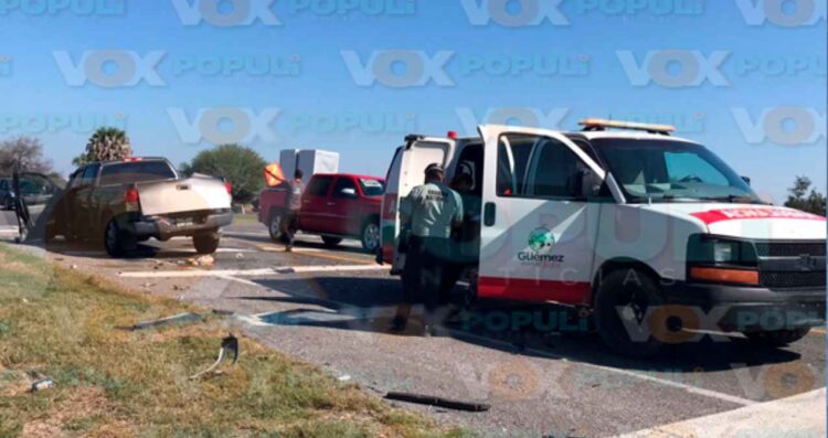 Accidente en la Victoria a Matamoros deja lesionados
