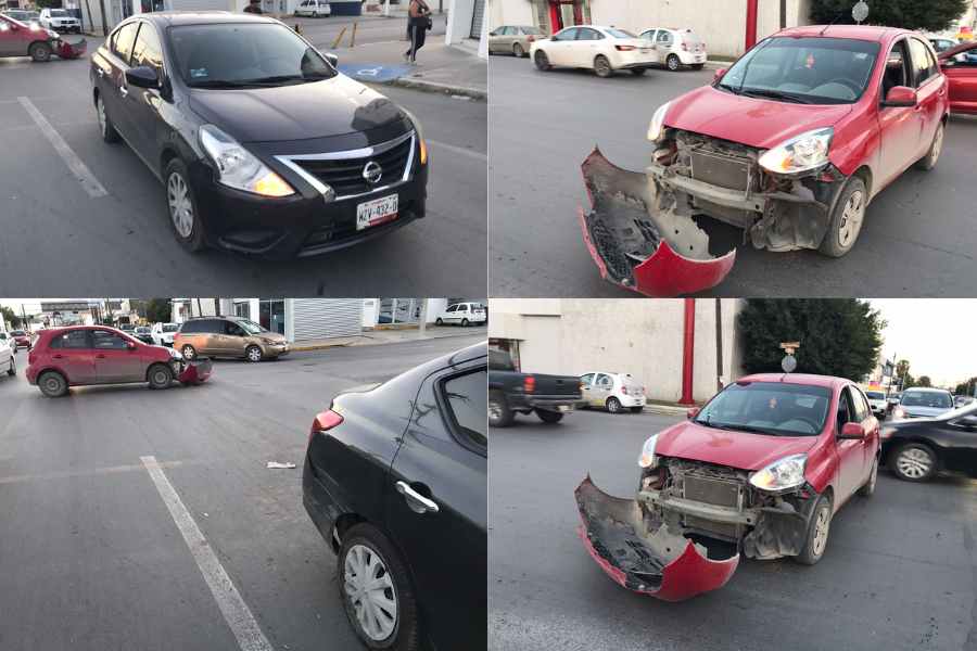 Accidente vial en bulevar de Victoria (1)
