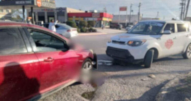 Accidente vial en fraccionamiento Misiones