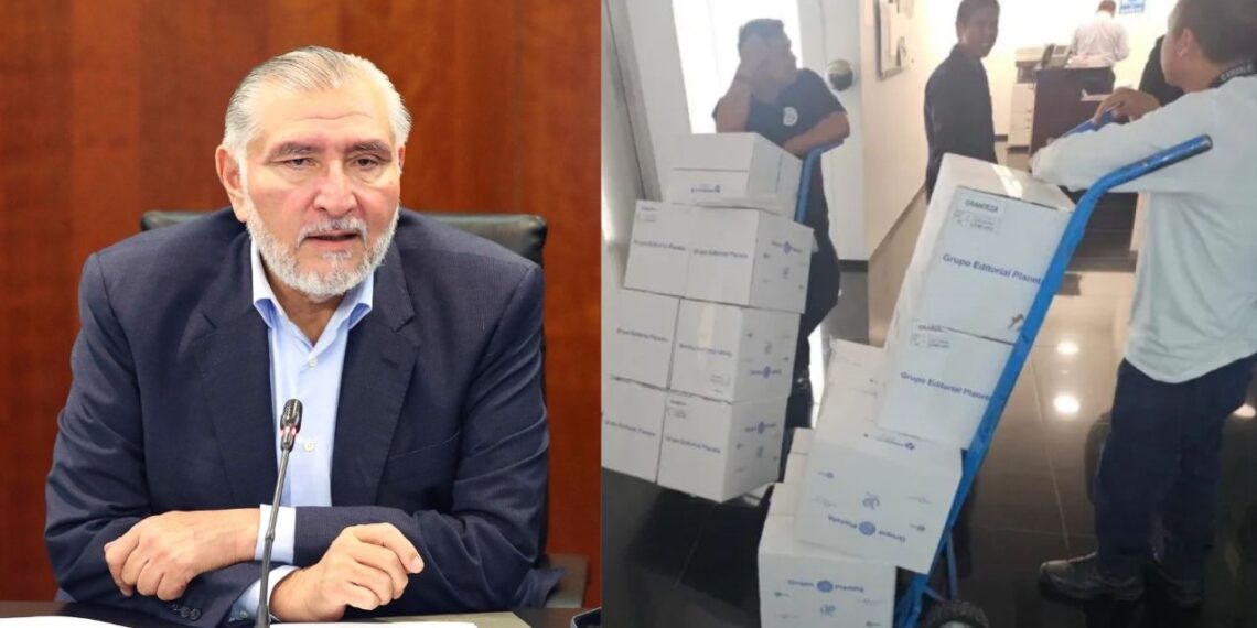 Adán Augusto López habría gastado hasta 4.6 millones en libros de AMLO para el Senado