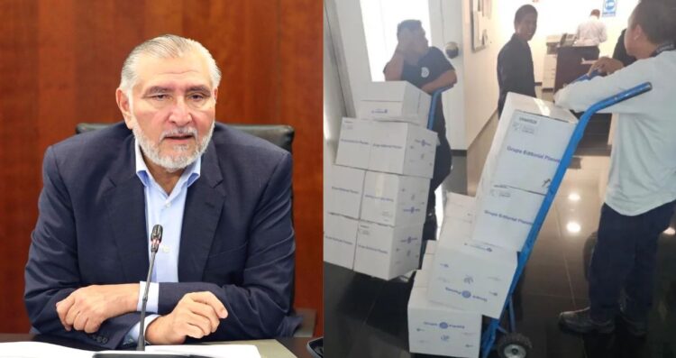 Adán Augusto López habría gastado hasta 4.6 millones en libros de AMLO para el Senado
