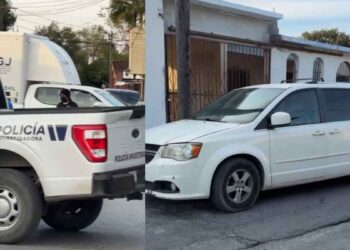 adulto sin vida camioneta Matamoros