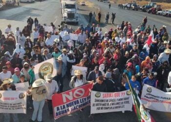 Agricultores “alerta máxima” Ley de Aguas