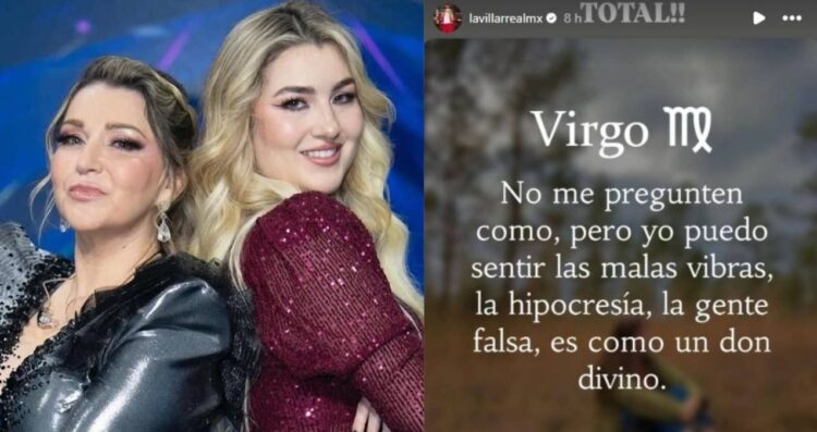 Alicia Villarreal publica mensaje tras confirmarse su distanciamiento con Melenie Carmona