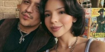 Ángela Aguilar y Christian Nodal celebran Nochebuena
