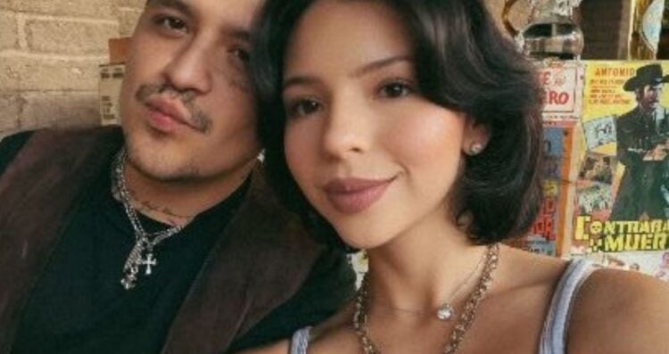 Ángela Aguilar y Christian Nodal celebran Nochebuena