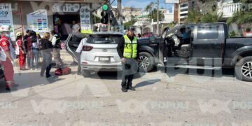 Aparatoso accidente múltiple en Ciudad Madero, Tamaulipas deja cuantiosos daños materiales