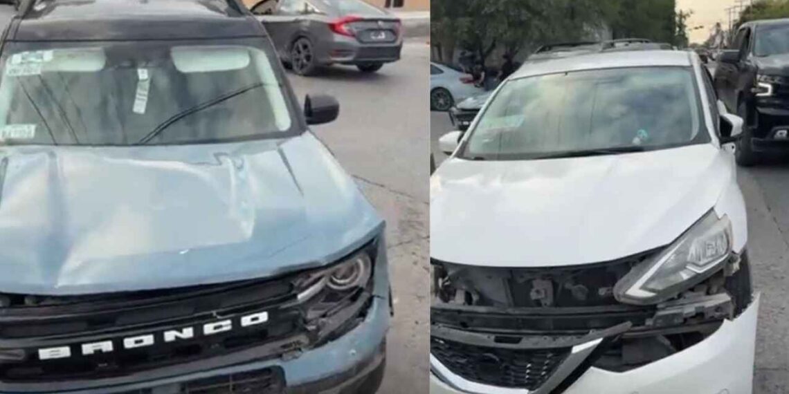 daños materiales percance Matamoros