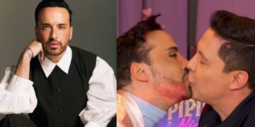 Apio Quijano y Armando Hernández se dan tremendo beso 