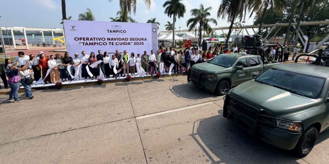 Arranca en Tampico, Tamaulipas, el operativo “Navidad Segura Tampico te Cuida 2025”