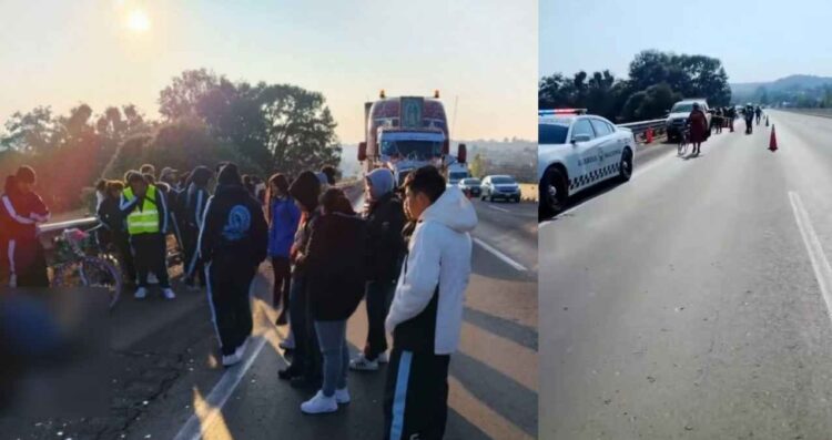 Arrollan a peregrinos en la autopista México-Puebla cuando iban rumbo a la Basílica de Guadalupe; uno perdió la vida