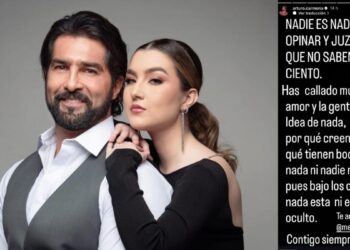 Arturo Carmona respalda públicamente a su hija Melenie tras distanciamiento con Alicia Villarreal