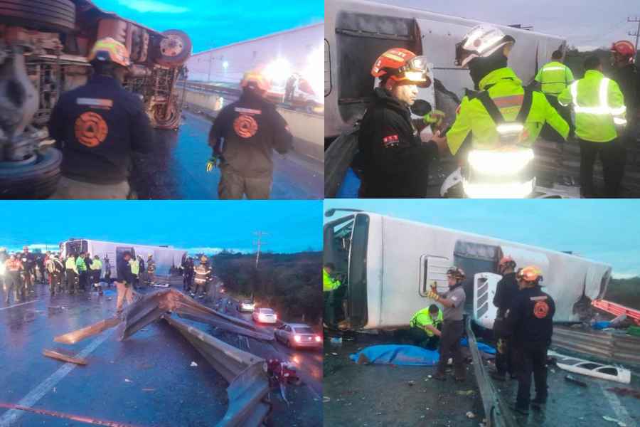 Aumenta la cifra de muertos tras la fatal volcadura en la Carretera Miguel Alemán en Apodaca, NL