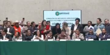 Avalan en comisiones el dictamen de la Ley de Aguas con 28 votos a favor y 10 en contra