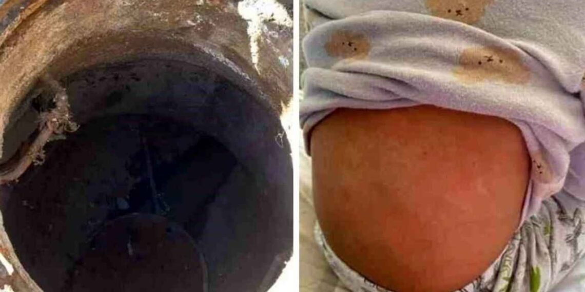 Cae menor a una alcantarilla en García