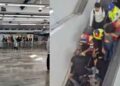 Caída en escalera eléctrica de Ciudad Deportiva