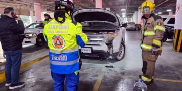 camioneta incendiarse circulaba San Pedro