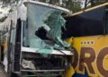 Choque de autobuses en la carretera Tlapa-Puebla deja víctimas mortales y heridos