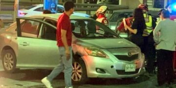 Choque en Cumbres en Monterrey