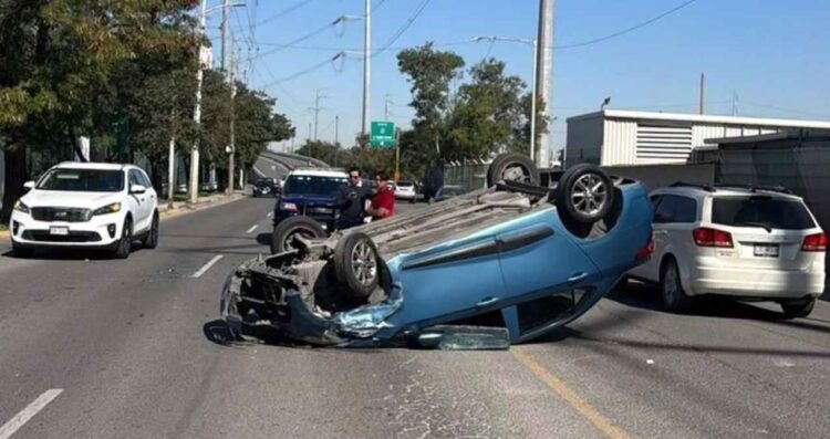 Choque en avenida República Mexicana