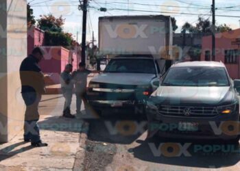 Choque en zona centro de Victoria