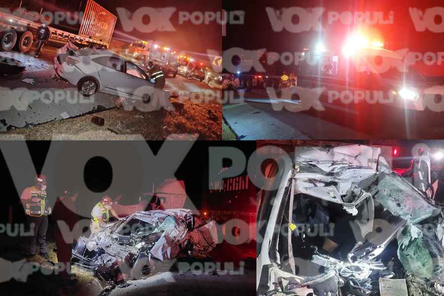 Choque frontal deja sin vida a maestro de la UAT en la carretera Zaragoza a González