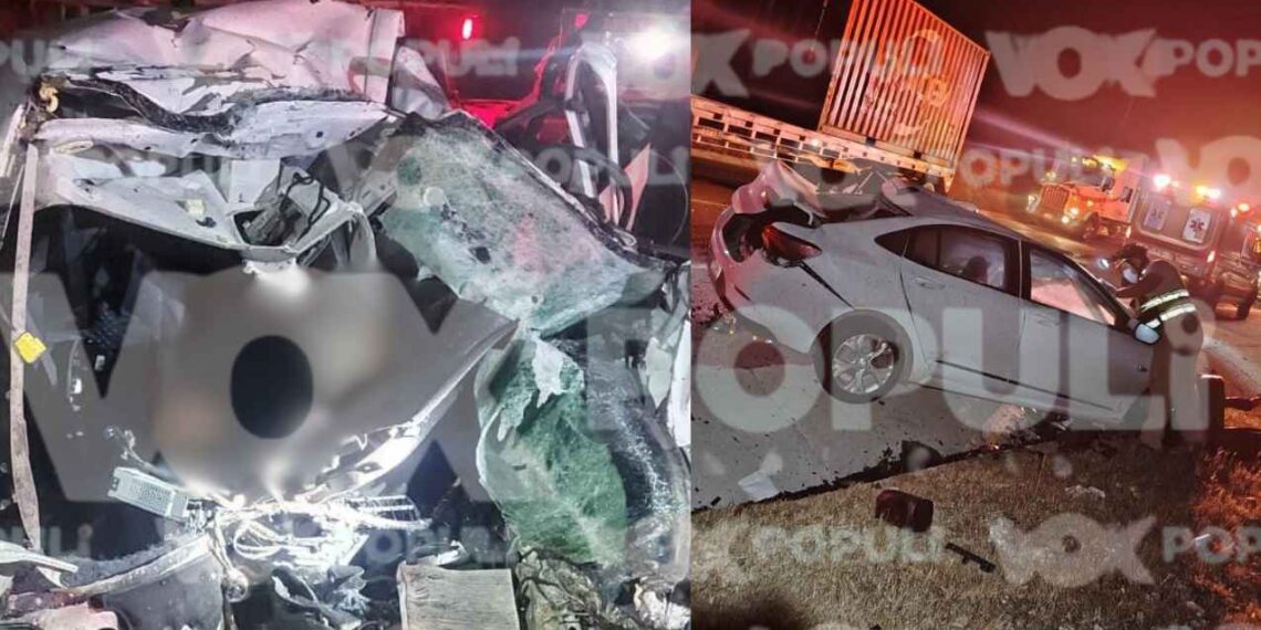 Choque frontal deja sin vida a maestro de la UAT en la carretera Zaragoza a González