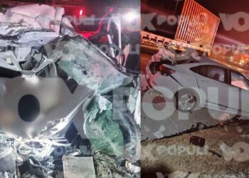 Choque frontal deja sin vida a maestro de la UAT en la carretera Zaragoza a González