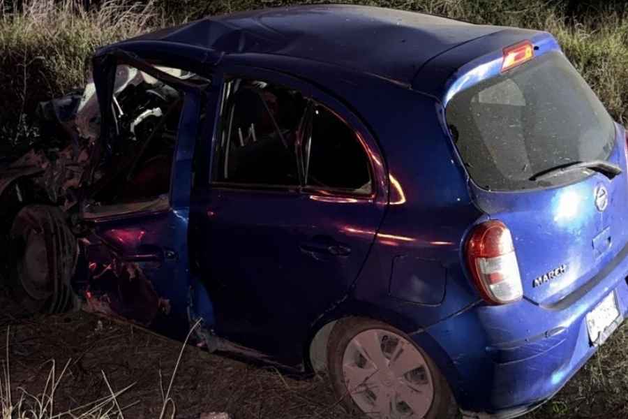 Choque frontal hoy en Nuevo León 