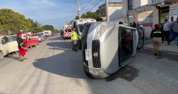 Choque múltiple deja lesionadas en Victoria