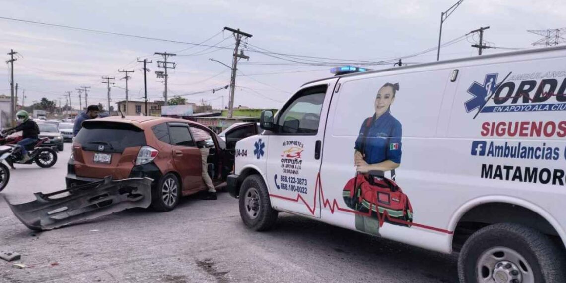 Choque múltiple en Misiones I en Matamoros