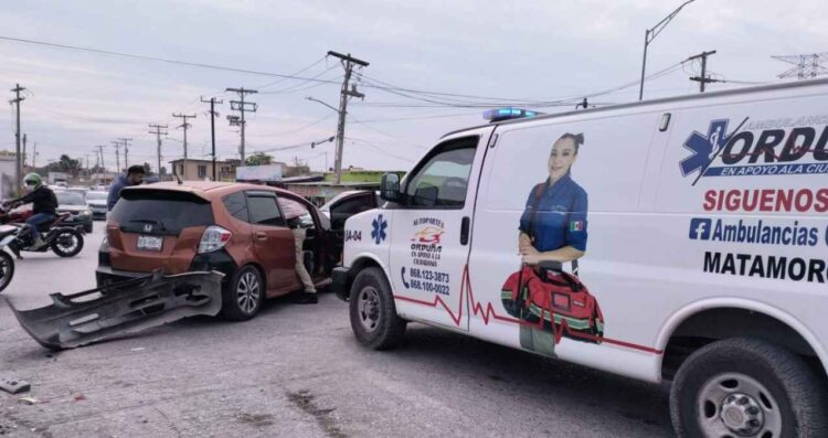 Choque múltiple en Misiones I en Matamoros