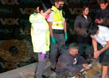 Ciclista lesionado en bulevar de Victoria